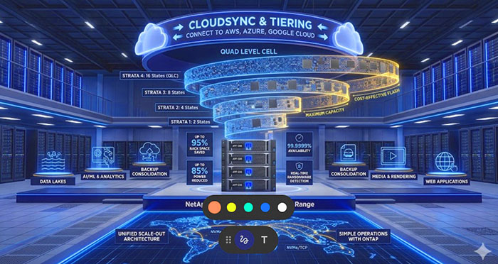 NetApp Quad Level Cell AFF Range